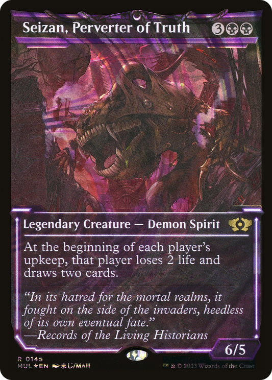 Seizan, Perverter of Truth (0145) (Showcase) - Halo Foil