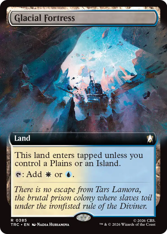 Glacial Fortress (0385) (Extended Art) (TRC)