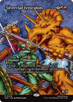 Silverclad Ferocidons (0009) (Borderless) (PZA) - Foil