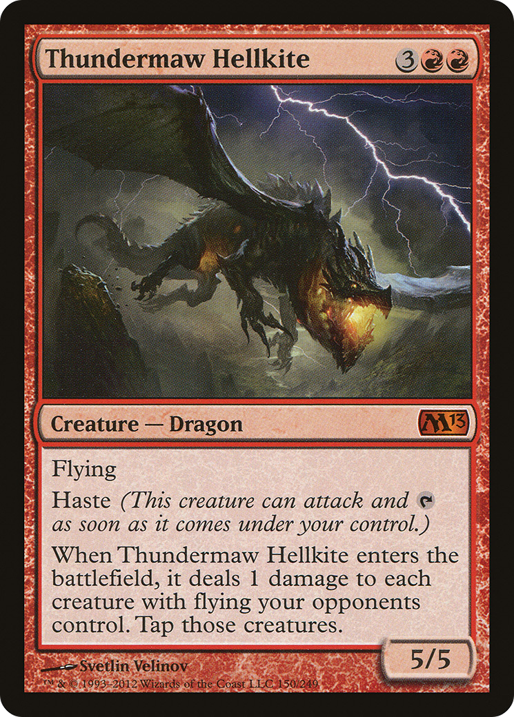 Thundermaw Hellkite - Foil
