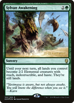 Sylvan Awakening (183) (Prerelease) - Foil