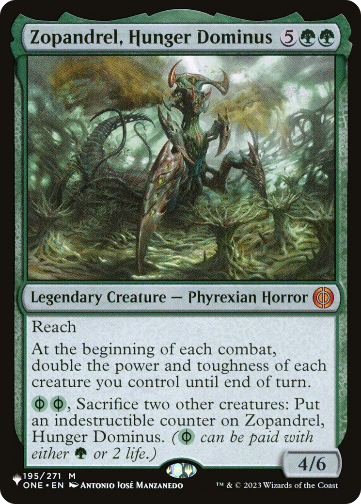 Zopandrel, Hunger Dominus (ONE-195) (PLST)