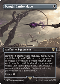 Nazgul Battle-Mace (0554) (Borderless) - Surge Foil