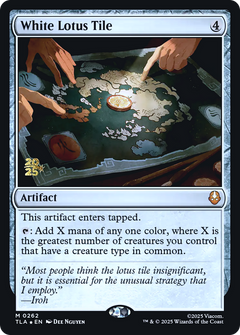 White Lotus Tile (0262) (Prerelease) (PTLA) - Foil