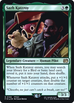 Sazh Katzroy (0199) (Prerelease) - Foil