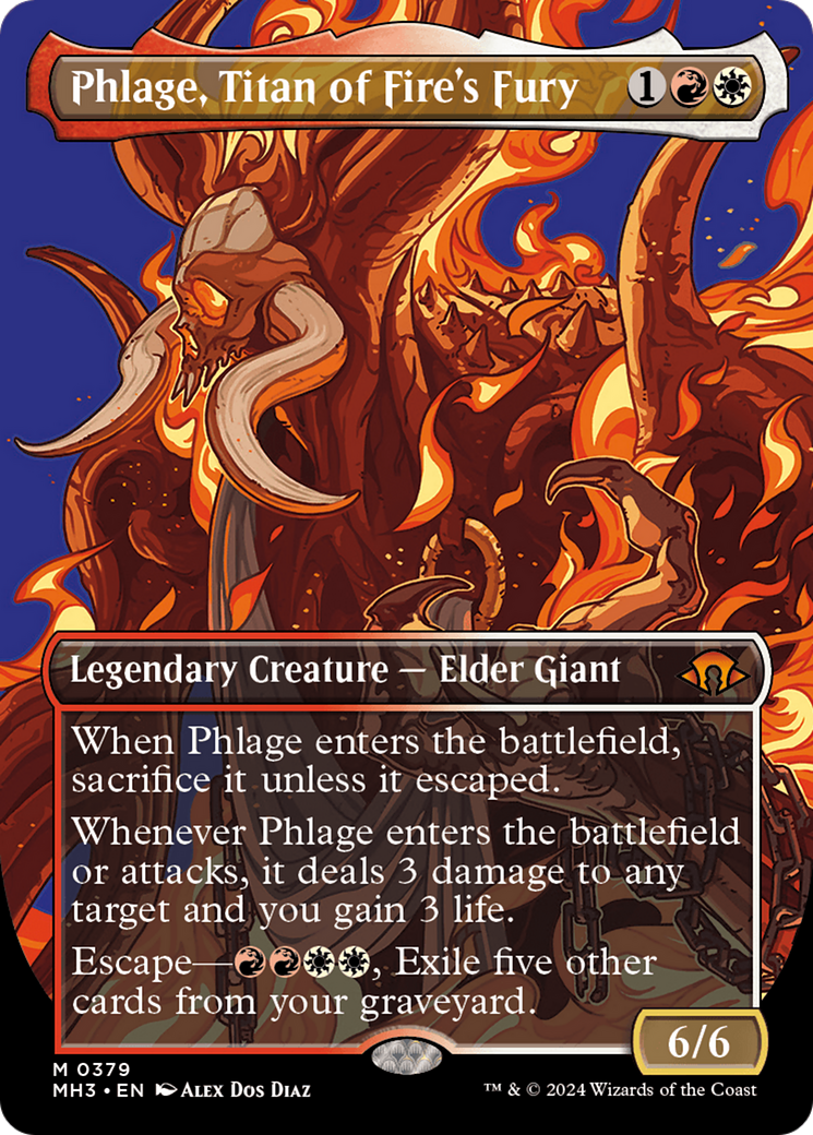 Phlage, Titan of Fire's Fury (0379) (Borderless)