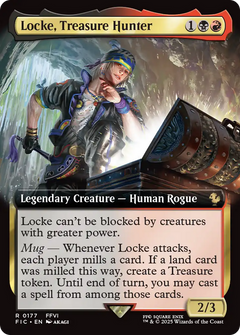 Locke, Treasure Hunter (0177) (Extended Art) - Foil