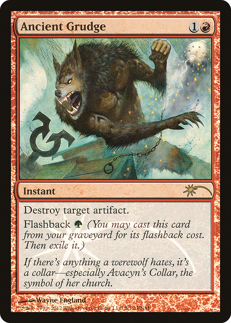 Ancient Grudge (005) (FNM) - Foil