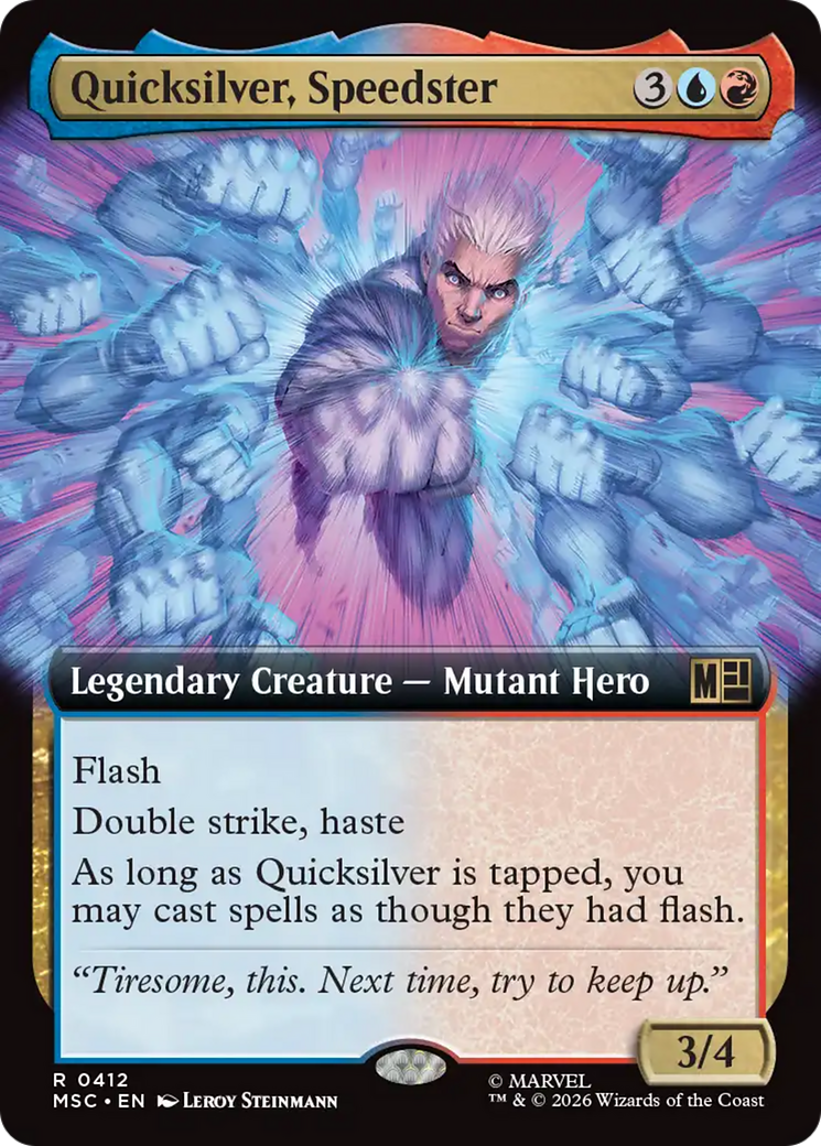 Quicksilver, Speedster (0412) (Extended Art) (MSC)