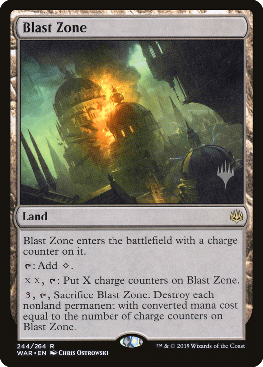 Blast Zone (244) (Promo Pack) - Foil