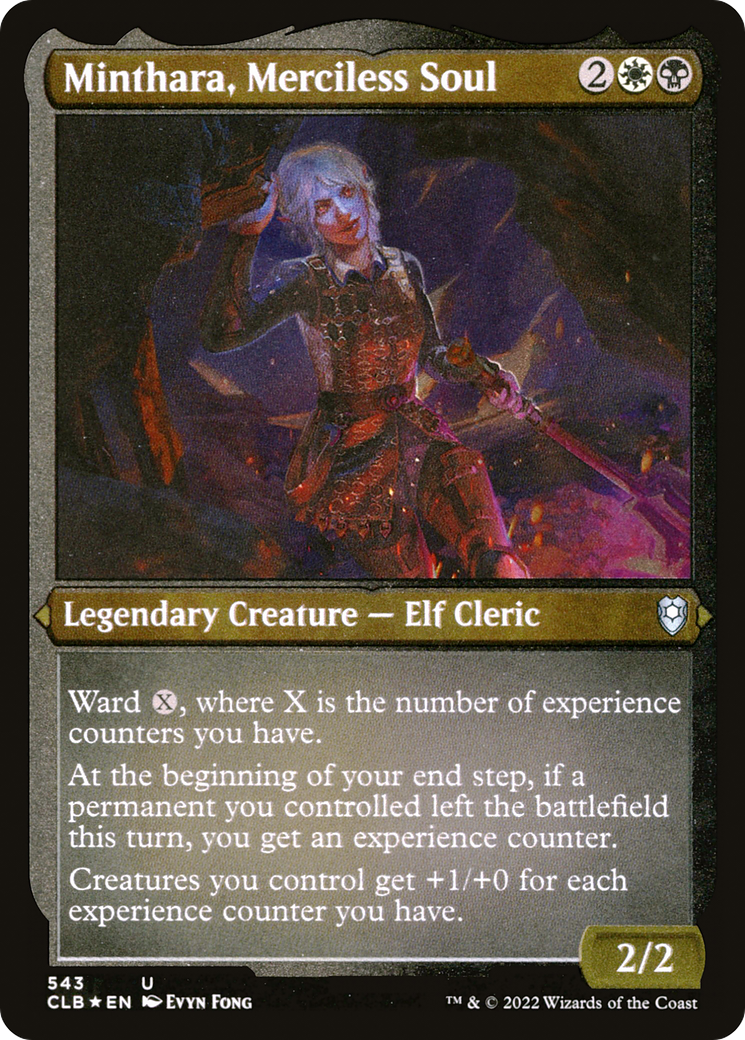 Minthara, Merciless Soul - Foil Etched