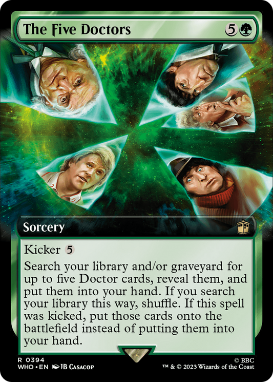 The Five Doctors (0394) (Extended Art) - Foil