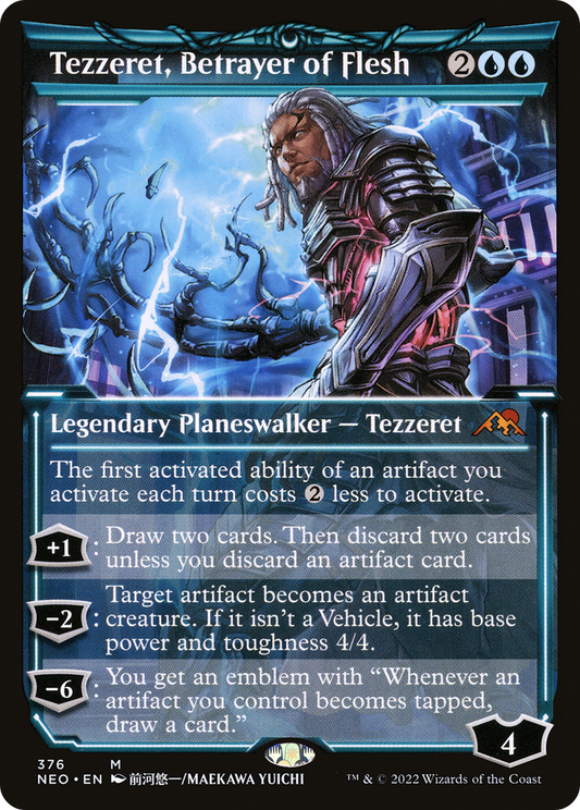 Tezzeret, Betrayer of Flesh (376) (Showcase) - Foil