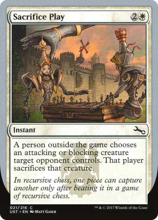 Sacrifice Play - Foil