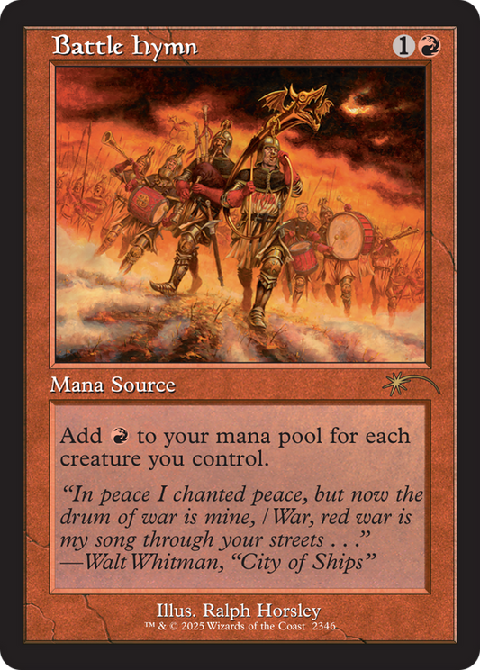 Battle Hymn (2346) (Retro Frame) (SLD)