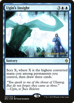 Ugin's Insight (087) (Prerelease) - Foil