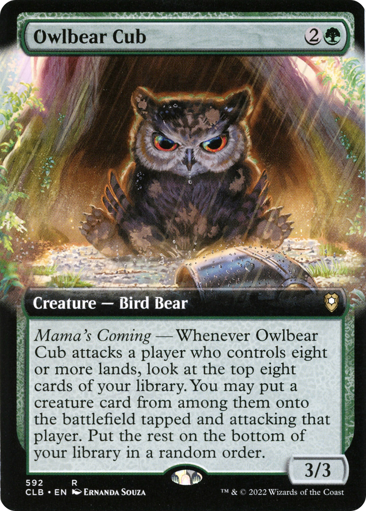 Owlbear Cub (592) (Extended Art) - Foil