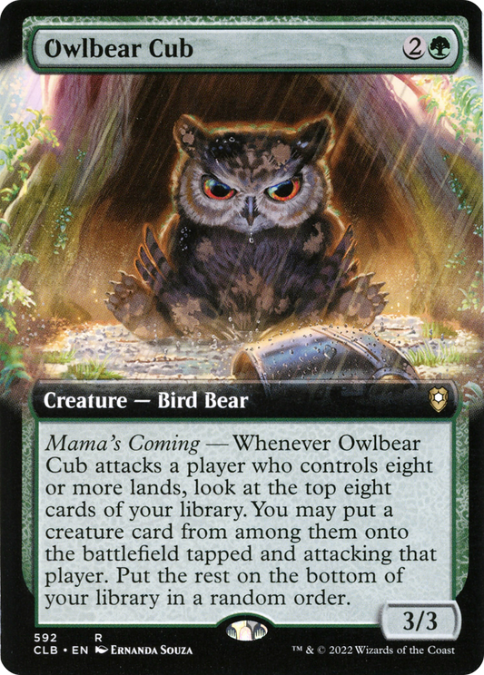 Owlbear Cub (592) (Extended Art) - Foil