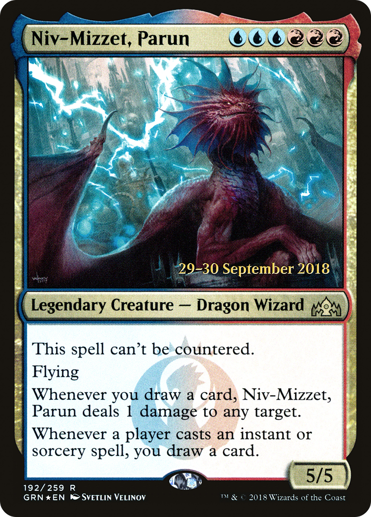 Niv-Mizzet, Parun (192) (Prerelease) - Foil
