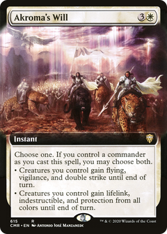 Akroma's Will (615) (Extended Art) - Foil