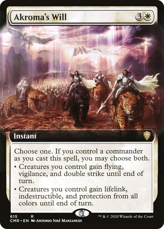 Akroma's Will (615) (Extended Art) - Foil