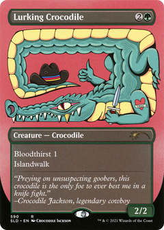 Lurking Crocodile (590) (Borderless)