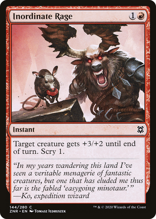 Inordinate Rage - Foil