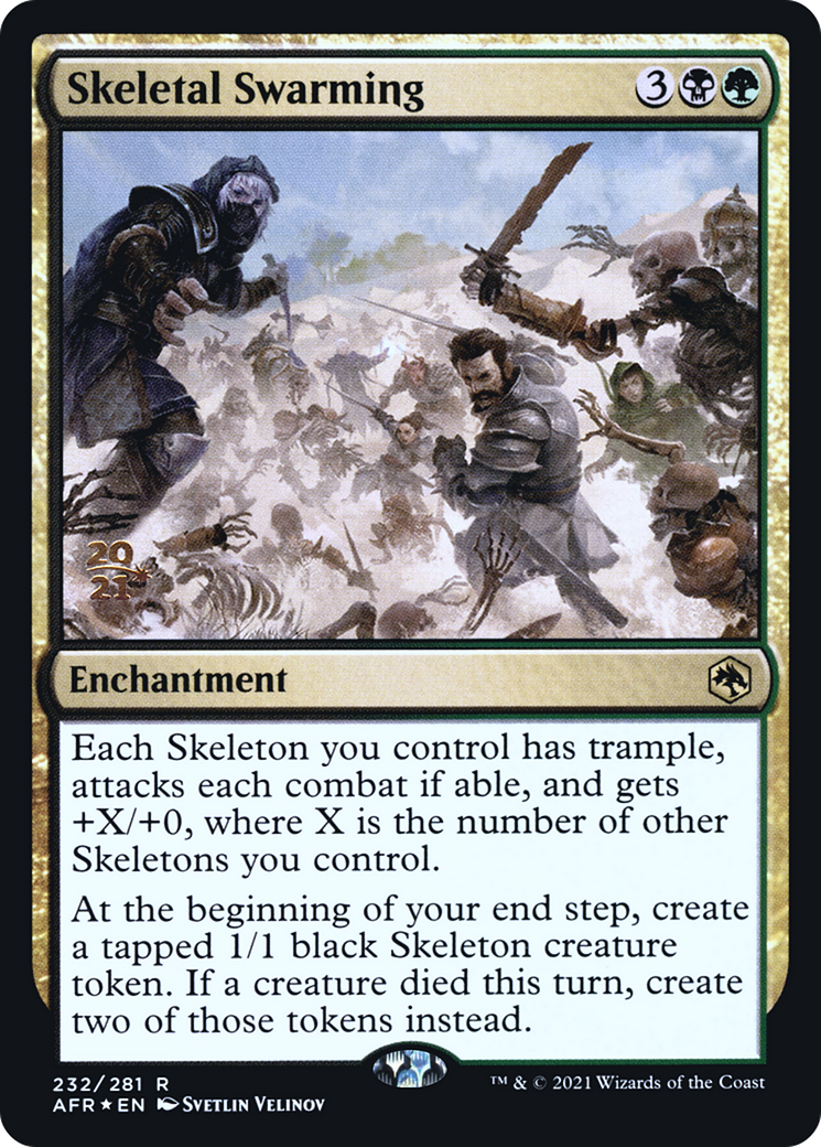 Skeletal Swarming (232) (Prerelease) - Foil