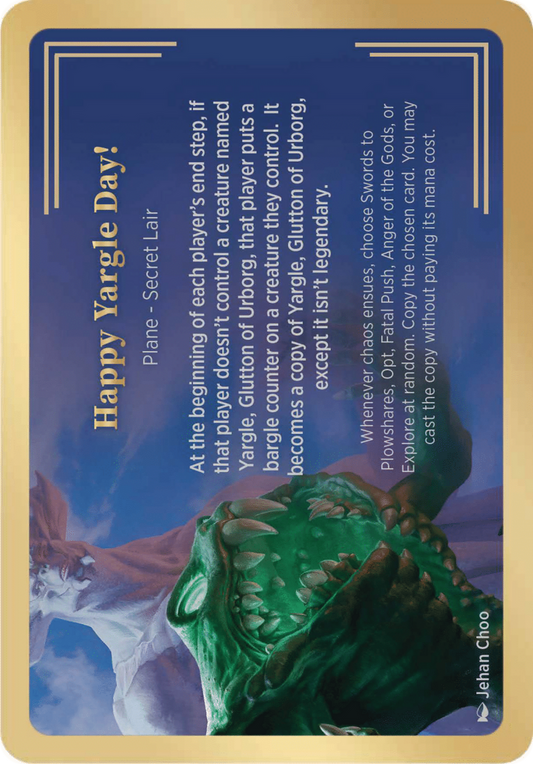 Happy Yargle Day!