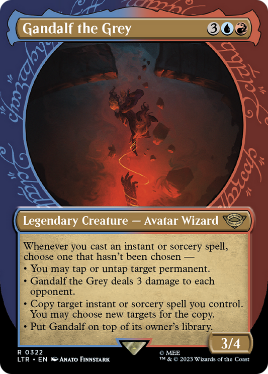 Gandalf the Grey (0322) (Borderless) (Showcase) - Foil