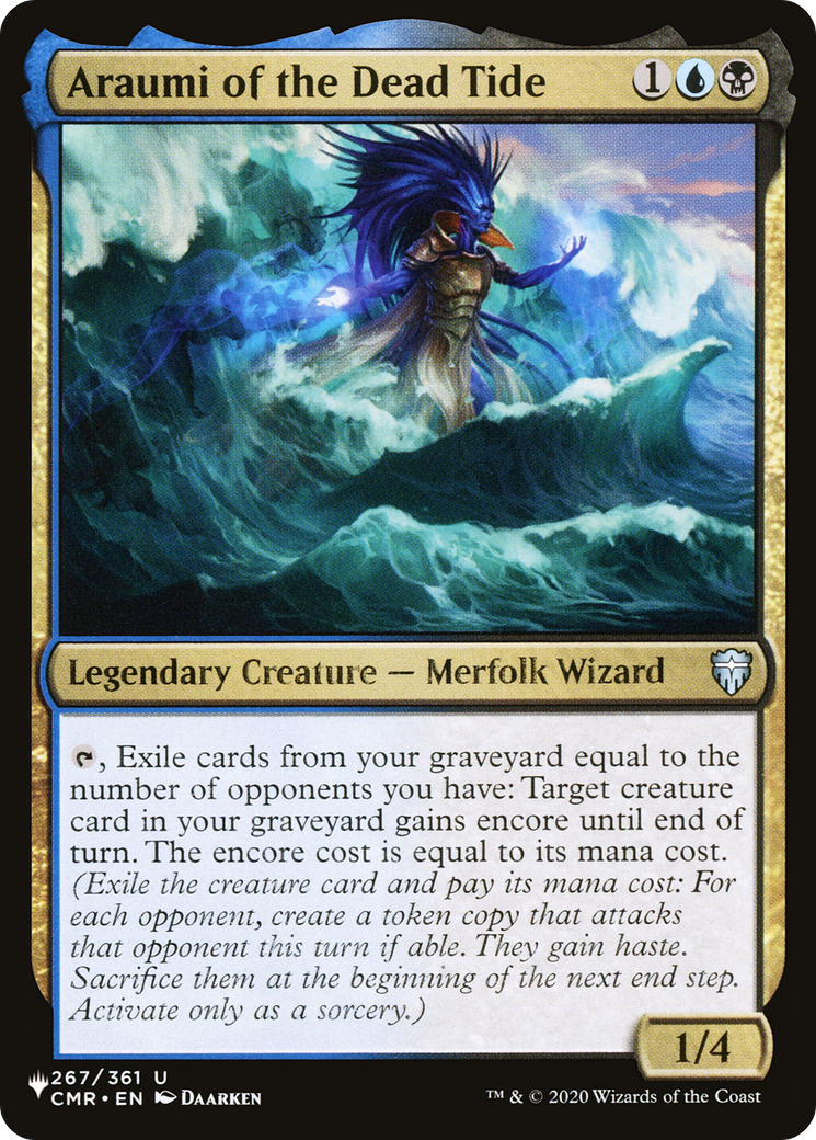 Araumi of the Dead Tide (CMR-267) (PLST)