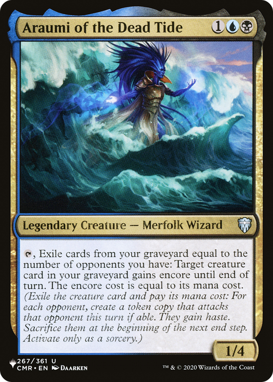 Araumi of the Dead Tide (CMR-267) (PLST)