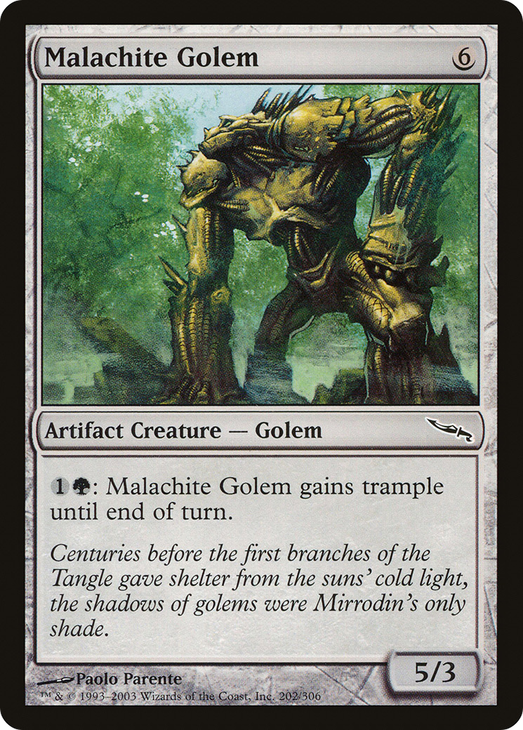 Malachite Golem - Foil