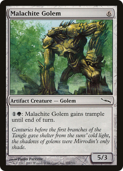 Malachite Golem - Foil