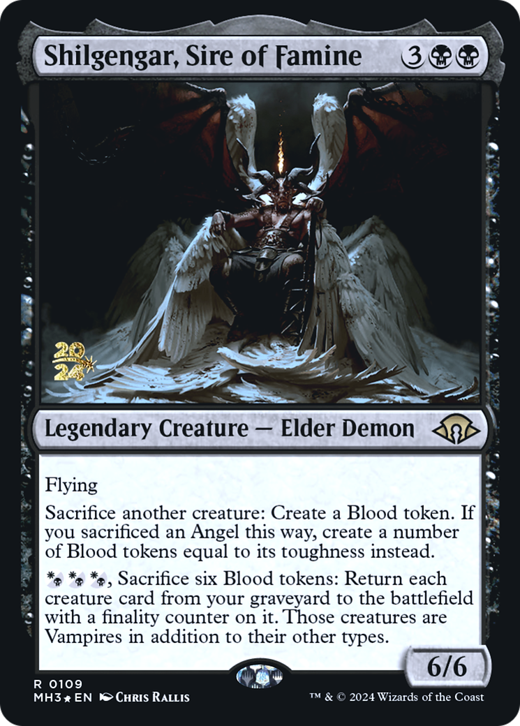 Shilgengar, Sire of Famine (0109) (Prerelease) - Foil