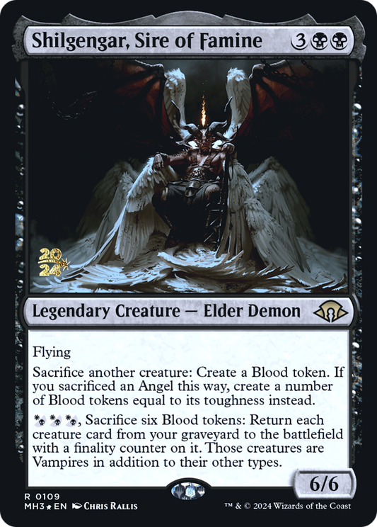 Shilgengar, Sire of Famine (0109) (Prerelease) - Foil