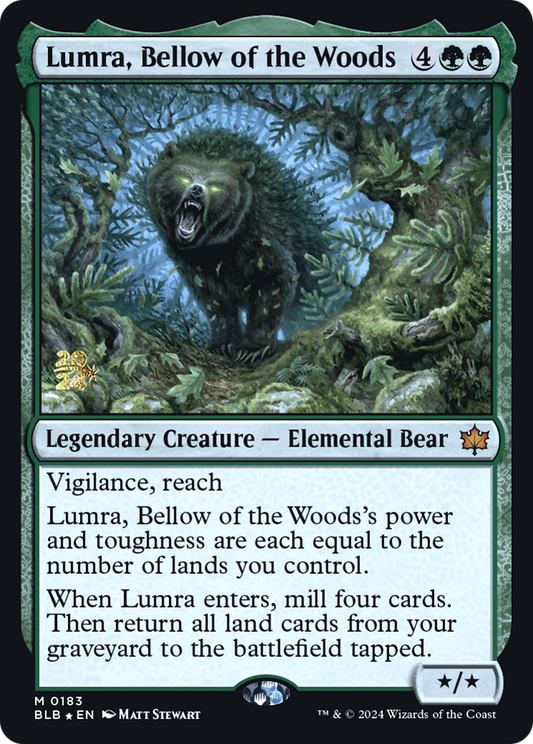 Lumra, Bellow of the Woods (0183) (Prerelease) - Foil