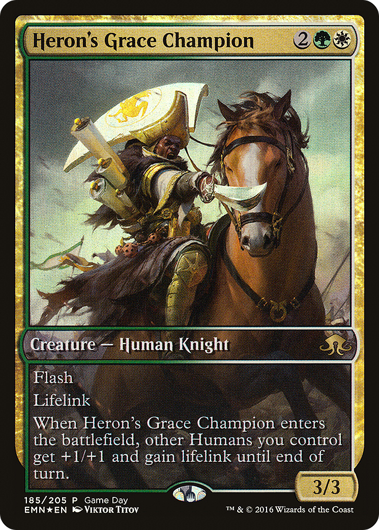 Heron's Grace Champion (185) (Game Day) - Foil