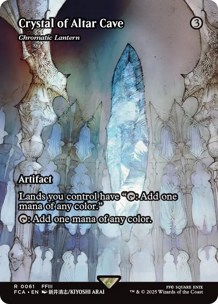 Crystal of Altar Cave [Chromatic Lantern] (0061) (Showcase) - Foil