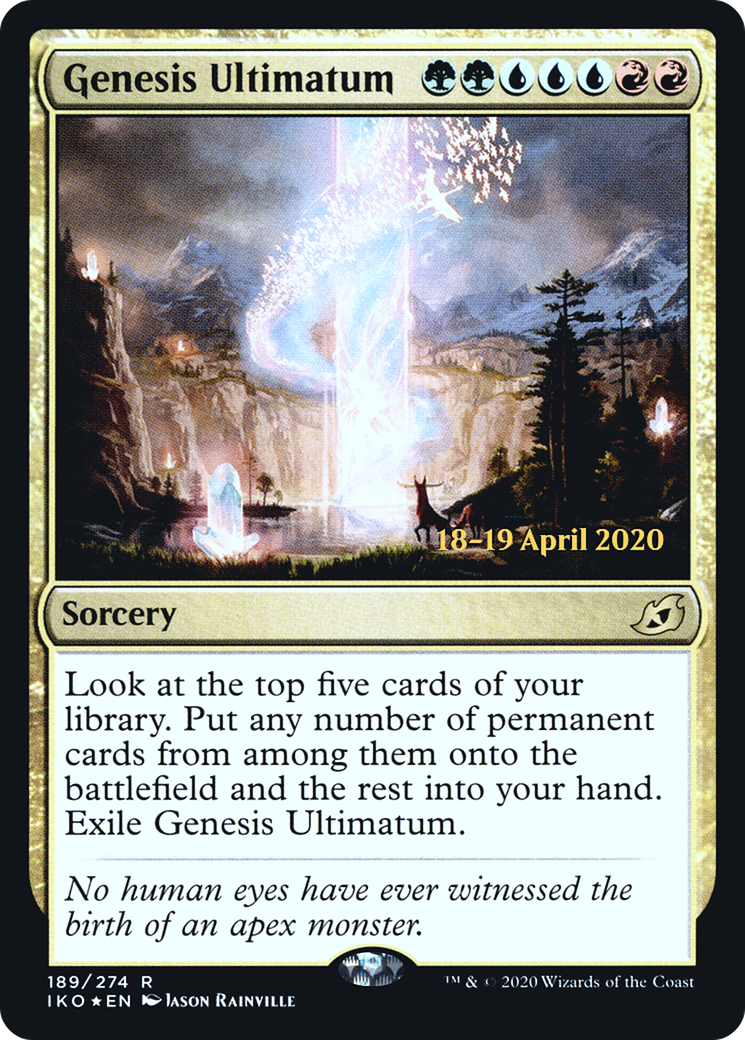 Genesis Ultimatum (189) (Prerelease) - Foil