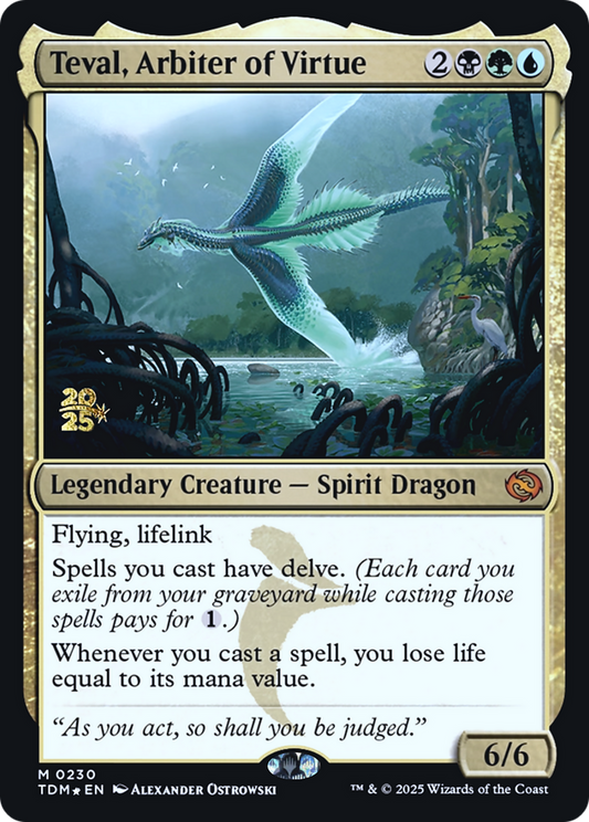 Teval, Arbiter of Virtue (0230) (Prerelease) (PTDM) - Foil