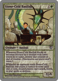 Stone-Cold Basilisk - Foil