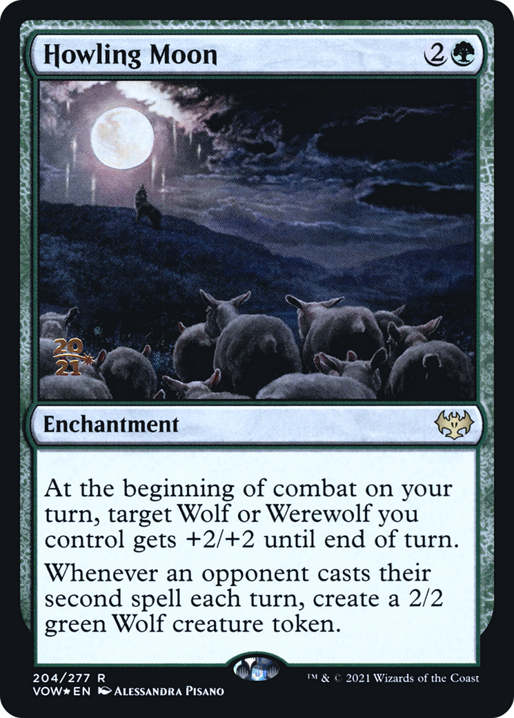 Howling Moon (204) (Prerelease) - Foil