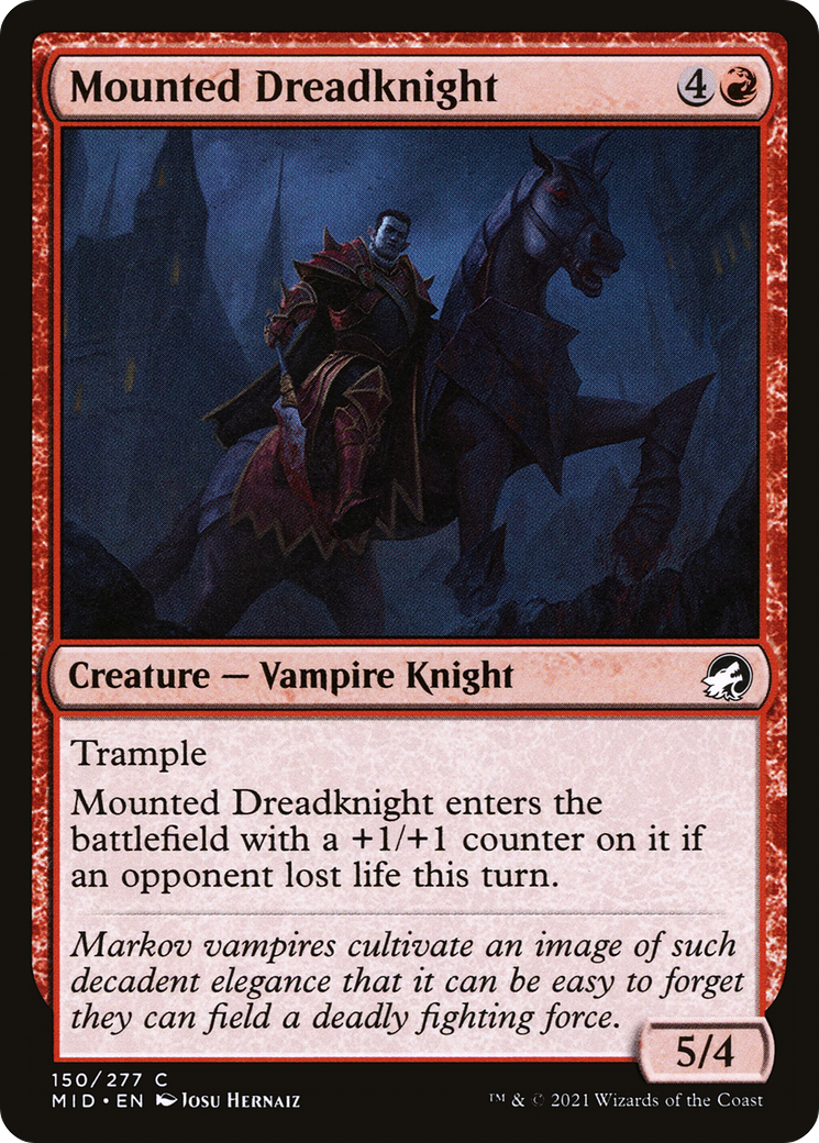 Mounted Dreadknight - Foil