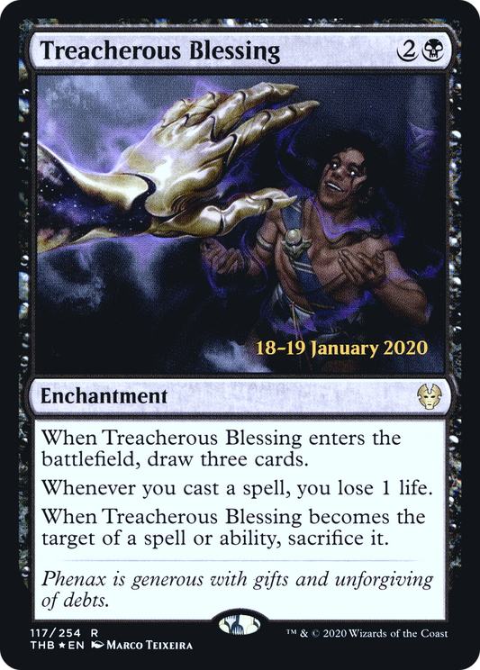 Treacherous Blessing (117) (Prerelease) - Foil