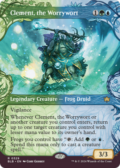 Clement, the Worrywort (0329) (Showcase) - Foil