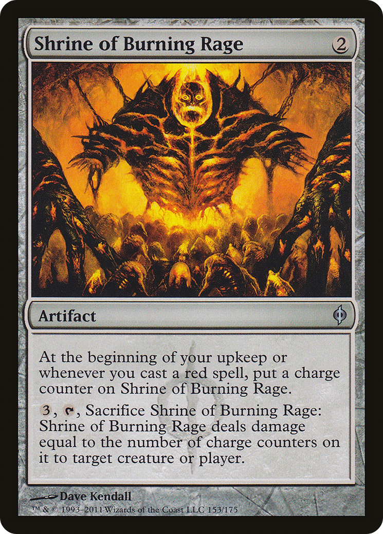 Shrine of Burning Rage - Foil