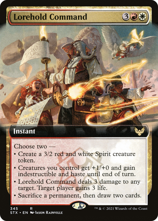 Lorehold Command (345) (Extended Art) - Foil