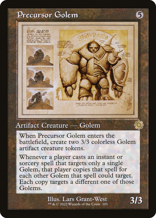 Precursor Golem (105) (Showcase) - Foil