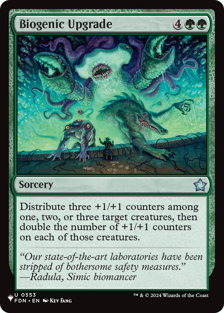 Biogenic Upgrade (FDN-0553) (PLST)